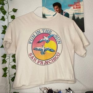 John Galt Brandy Melville Fun In The Sun SF tee